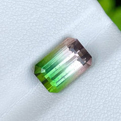 Bi-Color Emerald Tourmaline 3.35 carat