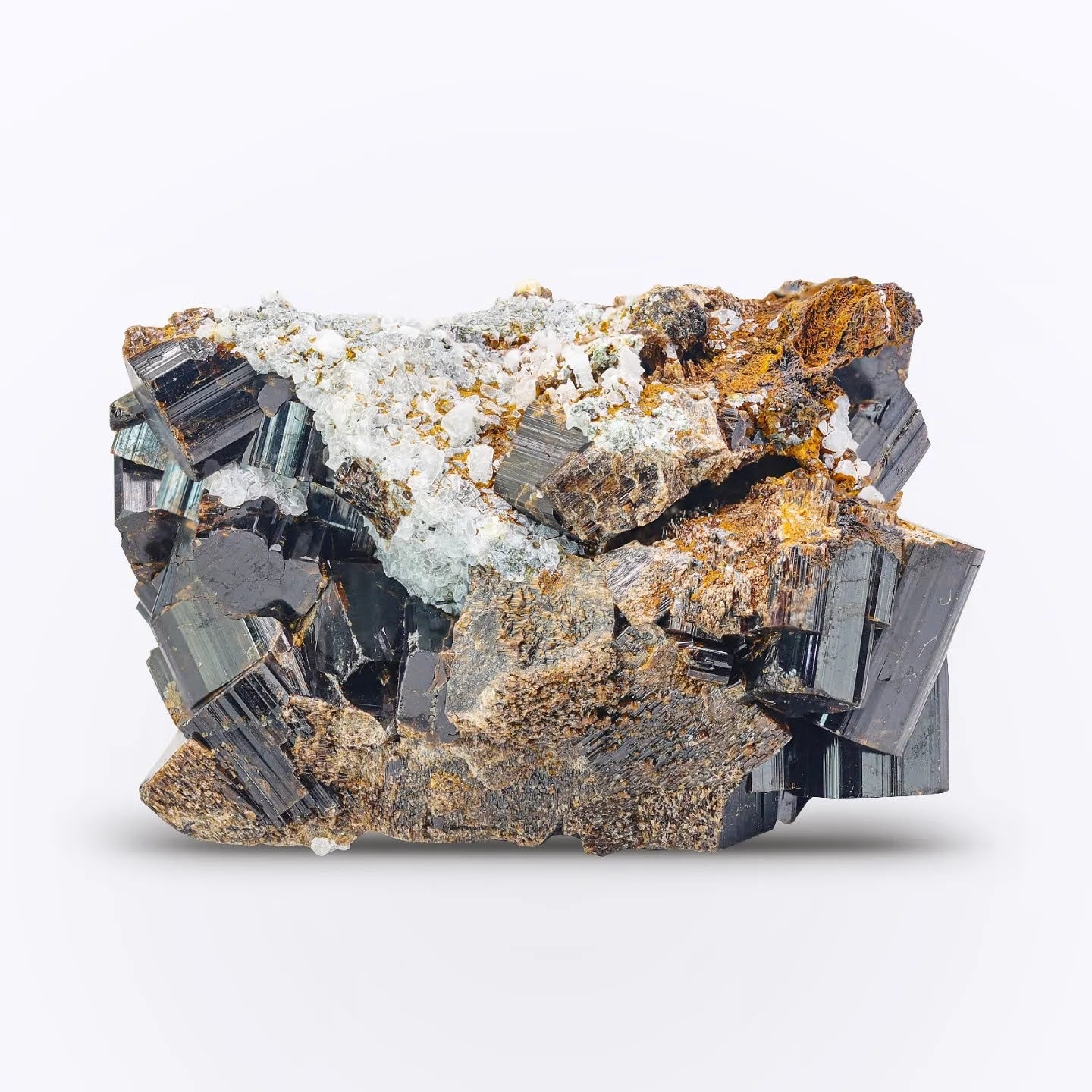 Lustrous Vesuvianite Crystals on Matrix