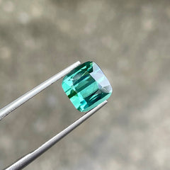 Bluish Green Tourmaline 3.20 Carats