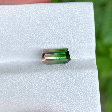 Bi-Color Emerald Tourmaline 3.35 carat