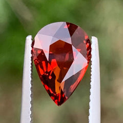 Garnet Gems for Purchase 3.10 carats Pear Cut Loose Gemstone from Tanzania