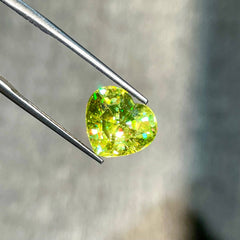 5.15 Carats Heart Cut Sphene Gemstone