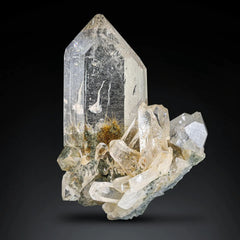 terminated Quartz with Golden Rutile