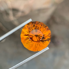 Fire Round Citrine 10.80 Carats