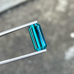 Radiate Beauty of Fine Quality Indicolite Tourmaline Gem