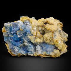 New Find Celestite with Calcite Matrix