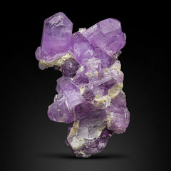 Aesthetic Purple Fluoroapatite Crystal