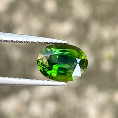 Chrome Tourmaline 1.45 carat Oval Cut