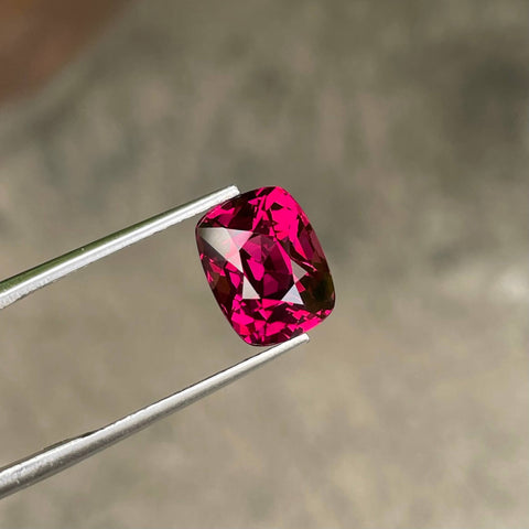 5.46 Carats Reddish Pink Garnet Stone