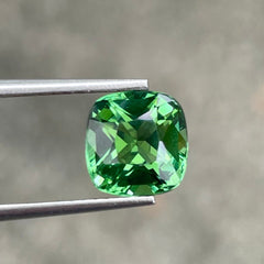 Charming Mint Green Tourmaline 2.85 carats Cushion Cut Natural Afghan Gemstone