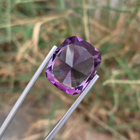 Luminescent Purple Amethyst 16.70 carats Custom Precision Cut Natural Brazilian Gem