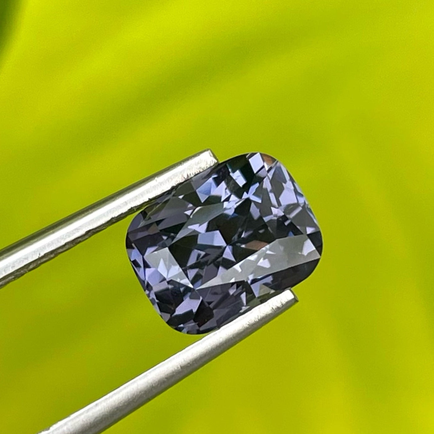 Grace of Purplish Gray Burmese Spinel 2.35 carats Radiant Cut Natural Loose Gemstone