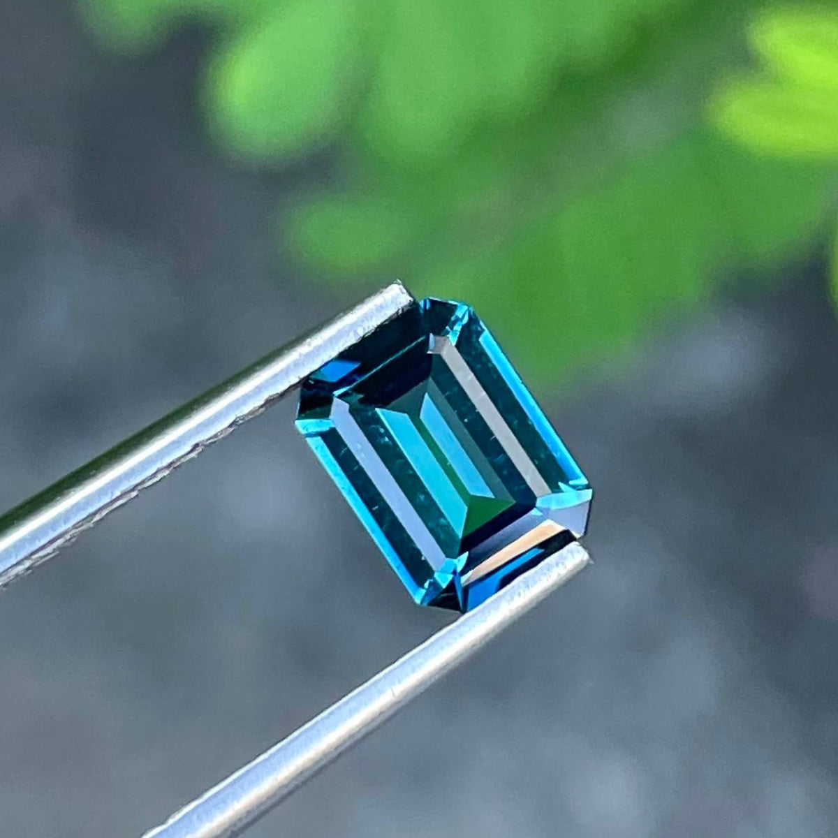 Ink Blue Tourmaline Stone 1.05 Carat