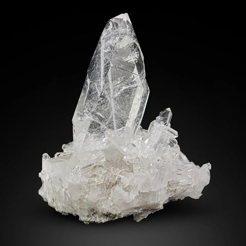 Quartz var. Faden Quartz - The Crystal with a Quartz Matrix from Pakistan