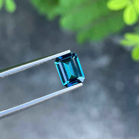 Ink Blue Tourmaline Stone 1.05 Carat