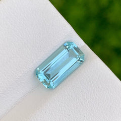 Deep Sea Blue Aquamarine Gemstone from Brazil