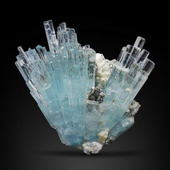 Aquamarine With Muscovite and Albite