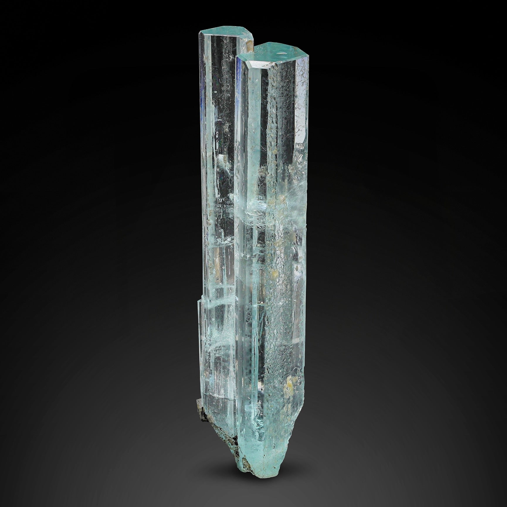 Couple of Gem Aquamarine Crystals