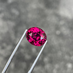 5.70 Carat Pinkish Red Garnet Stone