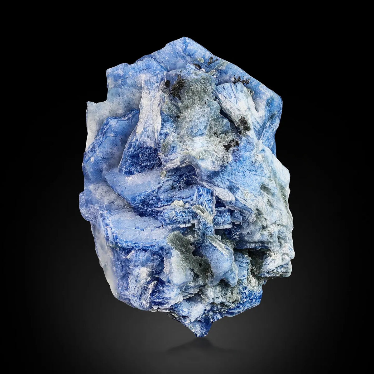 Rare Alkali-rich Blue Beryl Vorobyevite Crystal Rose from Badakhshan, Afghanistan