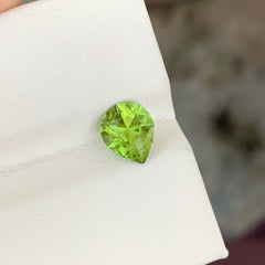 Peridot 1.70 Carats Pear Cut