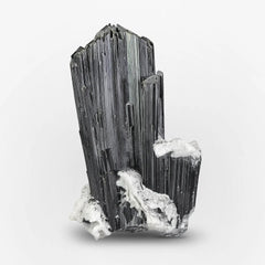 Schorl Black Tourmaline with Albite