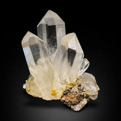 Mesmerizing Quartz Crystal Cluster on Matrix from Baluchistan, Pakistan