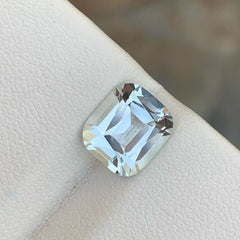 Natural Light Blue Aquamarine 2.55 carats Cushion Cut Loose Pakistani Gemstone