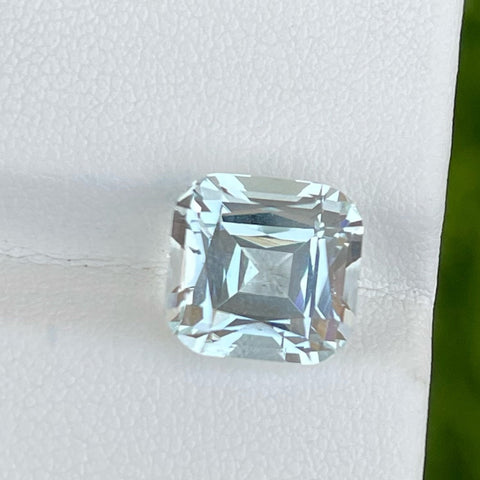 Astonishing Aquamarine Gemstone 6.95 carats Cushion Cut Loose Gem from Pakistan