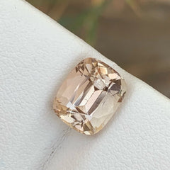 Iridescent Imperial Topaz 4.15 carats Cushion Cut Natural Pakistani Gemstone