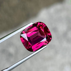 6.30 Carats Pinkish Red Garnet Stone