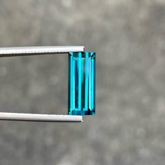 Natural Brilliance of Fine Indicolite Tourmaline Gem