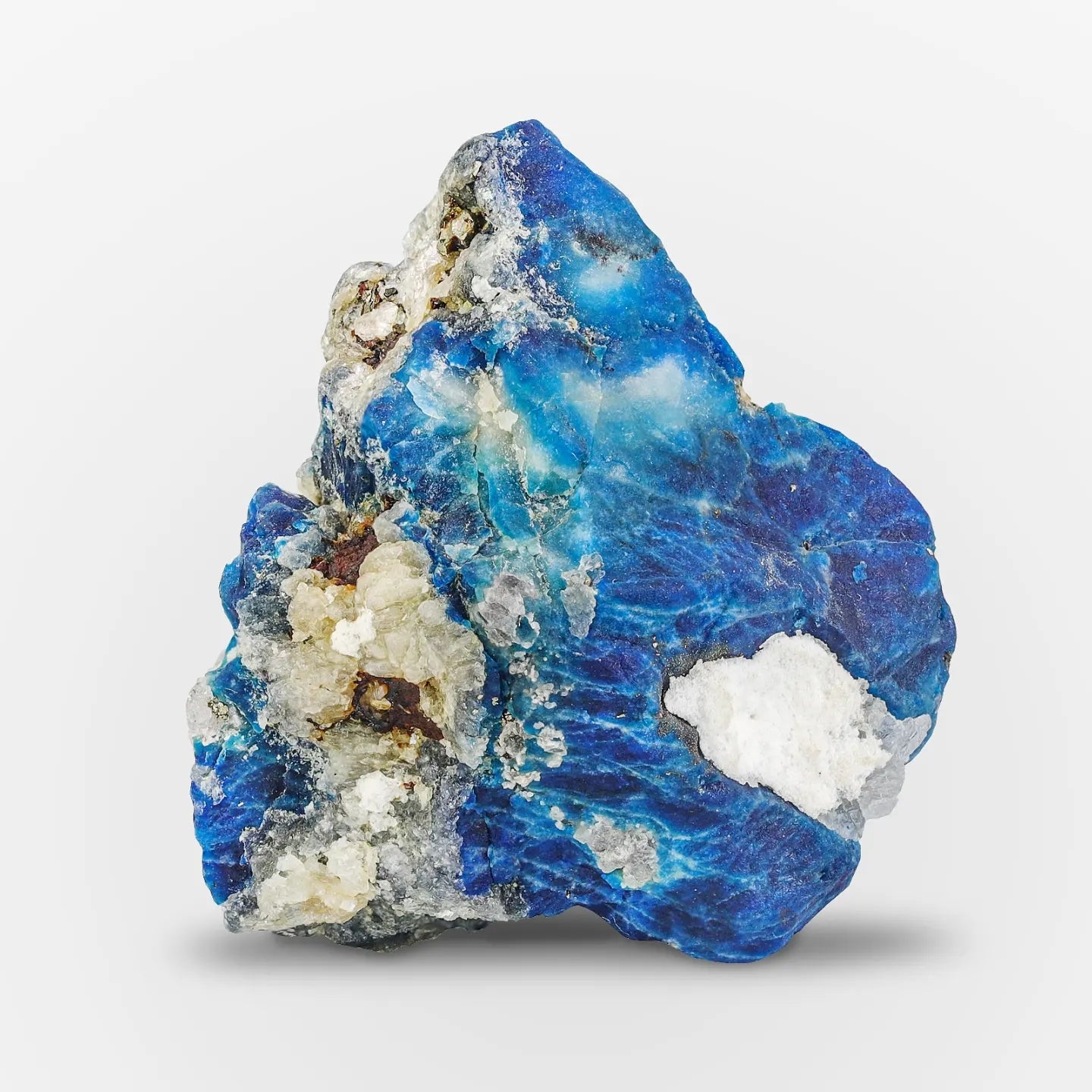 Blue Afghanite Crystal on Matrix