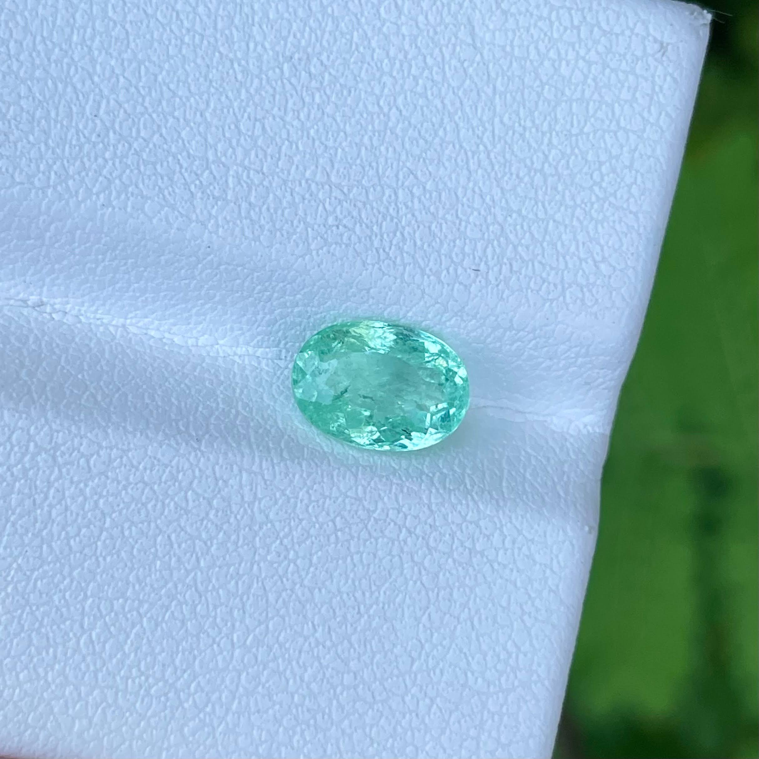 Paraiba Tourmaline Oval Cut Gemstone