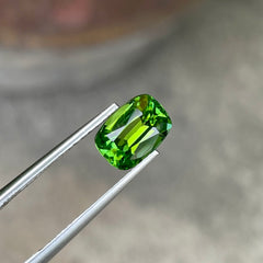 Authentic Mint Green Tourmaline 2.0 carats Cushion Cut Natural Nigerian Gemstone