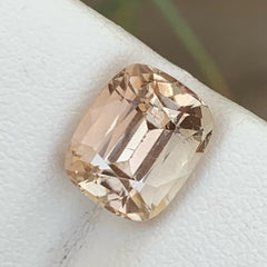 Iridescent Imperial Topaz 4.15 carats Cushion Cut Natural Pakistani Gemstone