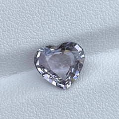 Silvery Gray Burmese Spinel 2.60 carats Heart Cut Natural Loose Gemstone