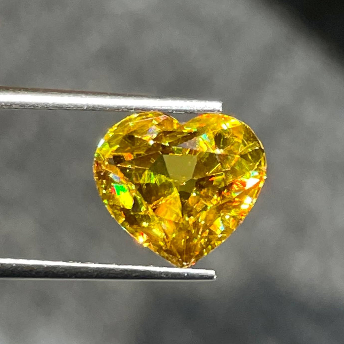 Heart Cut Sphene Gemstone 6.25 Carats