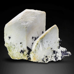 Large Piece Microcline On Tourmaline