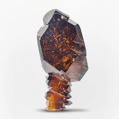 Terminated Quartz With Iron Oxide Coat