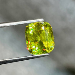 4.05 Carats Cushion Sphene Gemstone