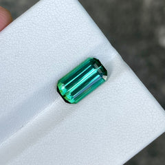 Bluish Green Tourmaline 3.50 Carat Cut