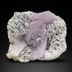 Lepidolite Mica Cluster on Cleavelandite