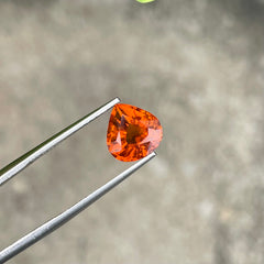 3.10 carats Pear Spessartite Garnet