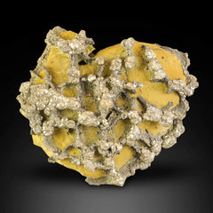 Golden Color Pyrite Crystals