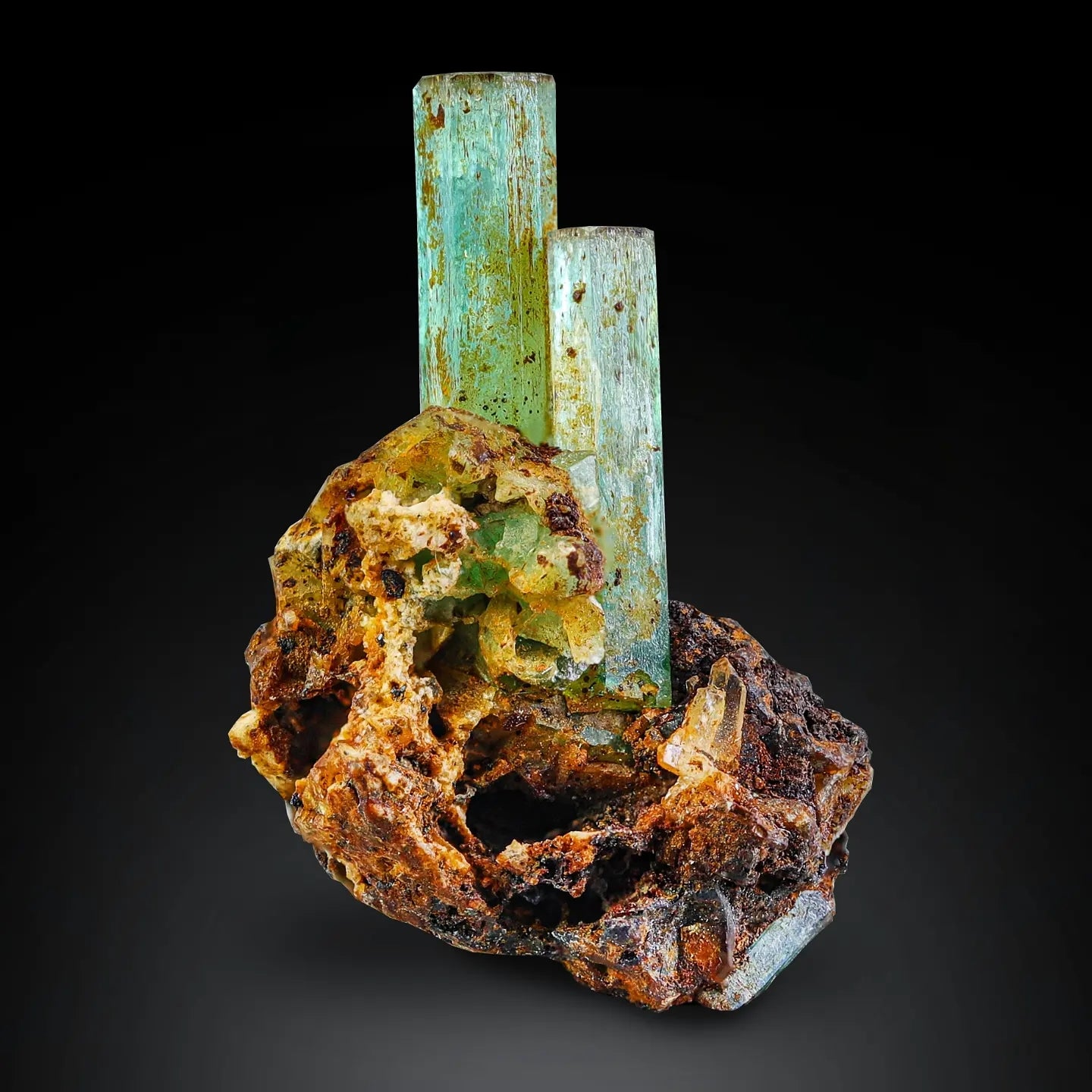 Amplify the Beauty of Emerald Crystals on Matrix from Afghanistan