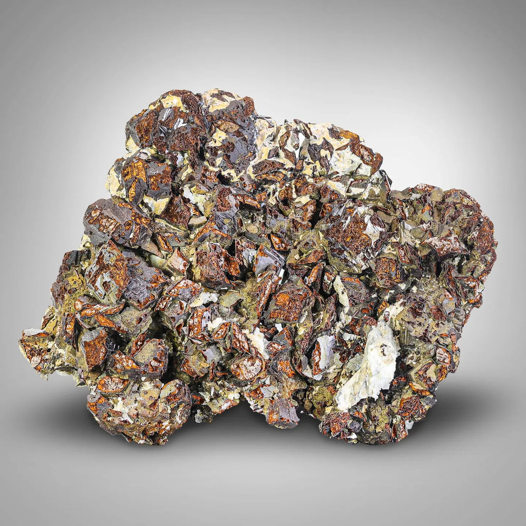 Siderite With Mica and order Rutile Cluster