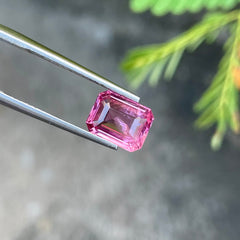 Pink Hued Spinel 2.20 Carats Emerald Cut