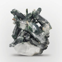 Chlorite Quartz Crystal Cluster