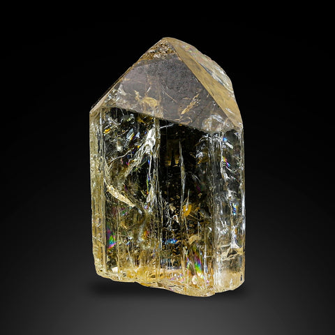 Lovely Brown color Topaz Crystal from Katlang, Mardan, Pakistan